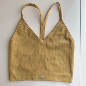SET Active Mustard Sports Bra